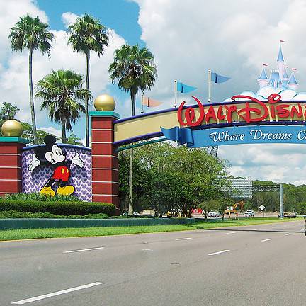 Entree Disney World in Orlando, Florida