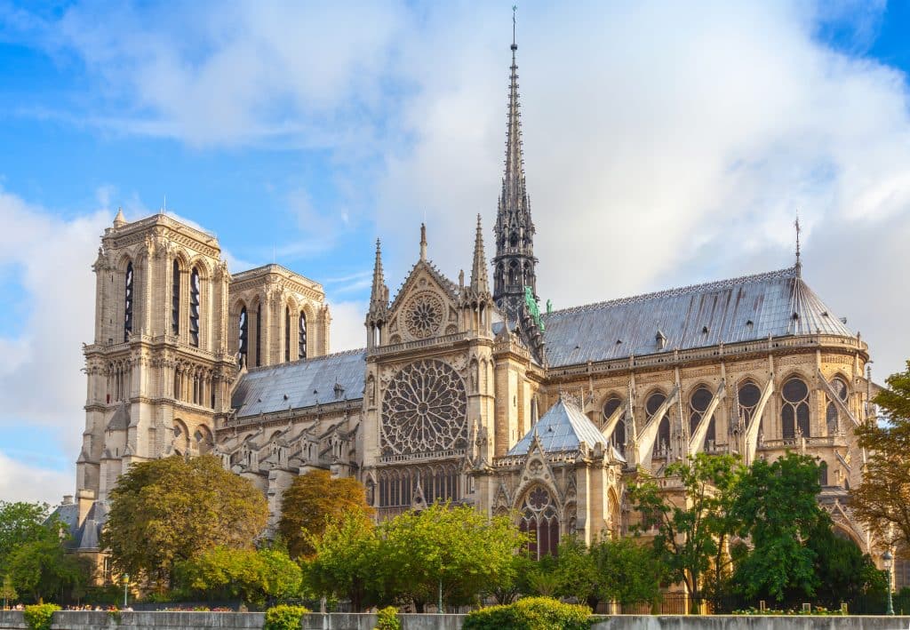 Notre Dame in Parijs, Frankrijk