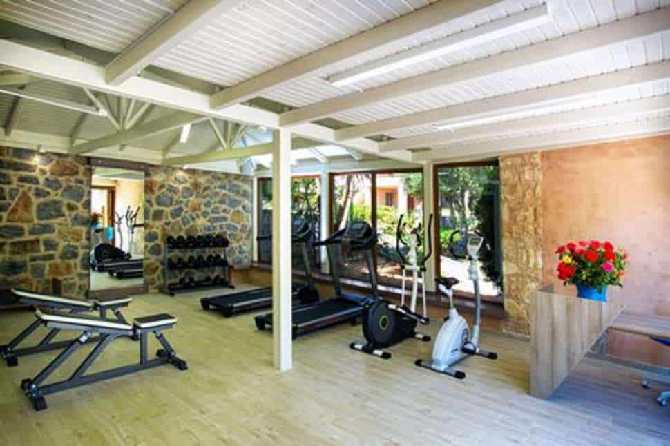 Fitnesszaal van Ida Village Resort in Chersonissos, Kreta