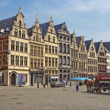 Grote Markt in Antwerpen, België