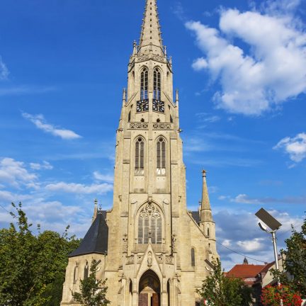 St. Mary's kerk in Katowice, polen
