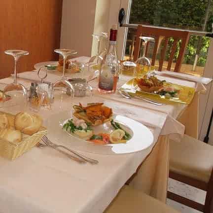 Dineren in Hotel Romeo in Torri del Benaco, Gardameer