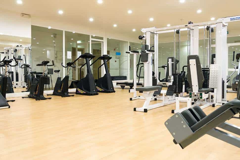 Fitnesscenter van Appartementen Dunamar in Monte Gordo, Portugal