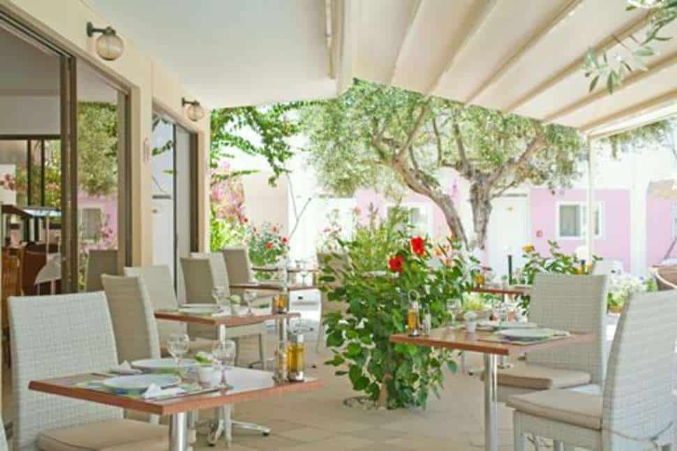 Restaurant van Venezia Resort in Faliraki, Rhodos