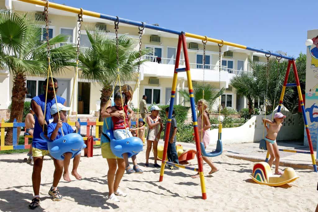 Speeltuin van Triton Emire Beach Hotel in Hurghada, Egypte