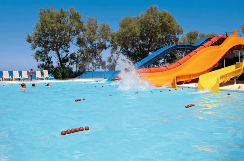 Waterpark van Atlantica Eleon Grand Resort en Spa in Tsilivi, Zakynthos