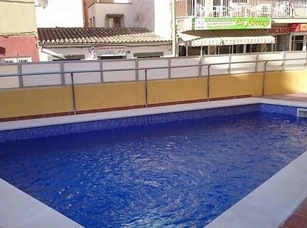 Zwembad van Arcadio Appartementen in El Arenal, Mallorca
