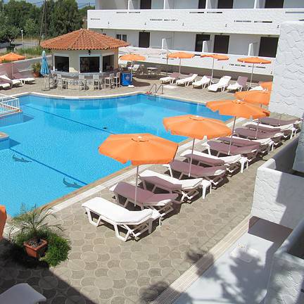 Zwembad van Frosini Hotel in Kos-Stad, Kos