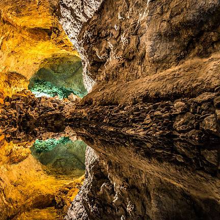 Cueva de los Verdes op Lanzarote
