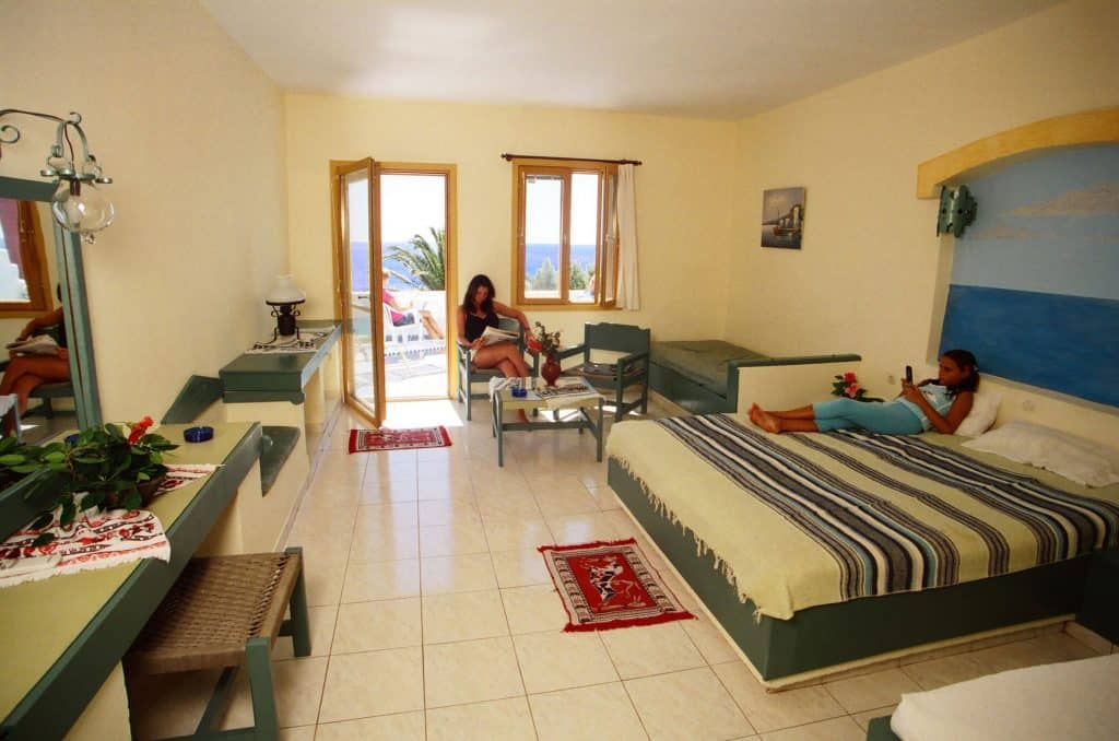 Hotelkamer van Kalypso Cretan Resort en Spa in Plakias, Kreta
