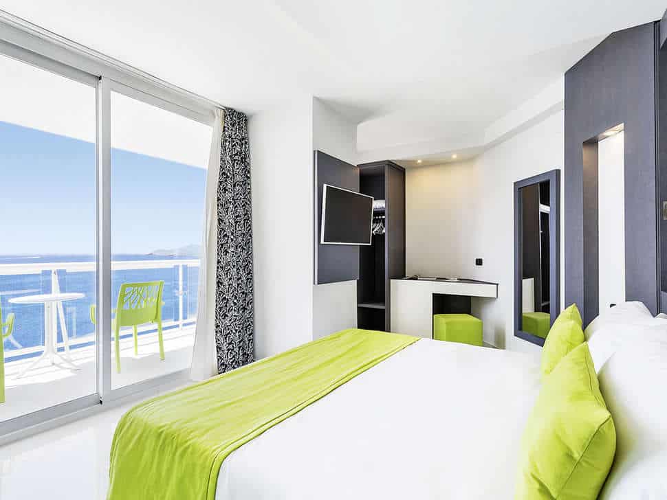 Hotelkamer van Sirenis tres Carabelas in Playa d'en Bossa, Ibiza