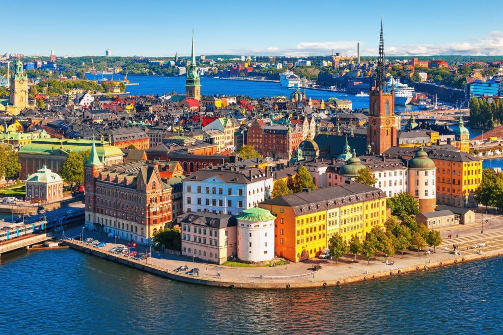 Uitzicht over Stockholm in Zweden