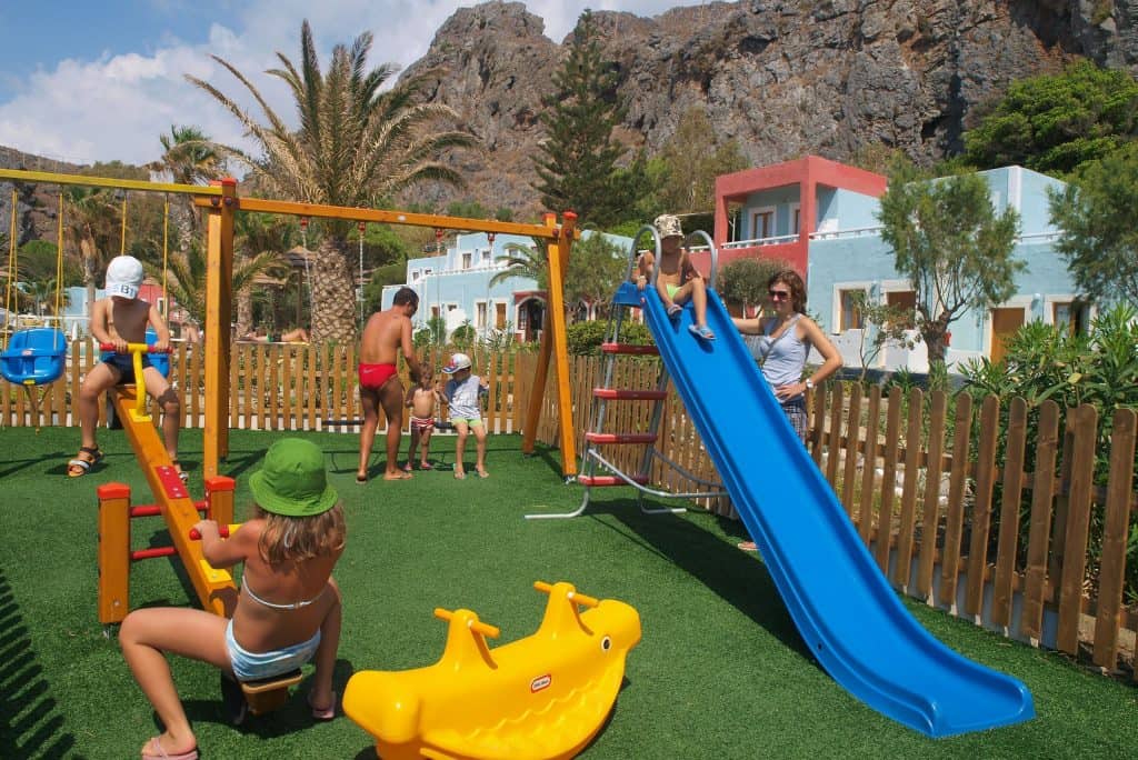 Speeltuin van Kalypso Cretan Resort en Spa in Plakias, Kreta