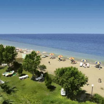 Strand van D'Andrea Mare Beach Resort in Trianda, Rhodos