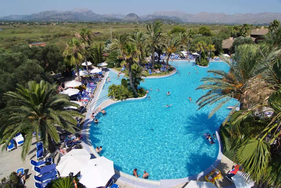 Zwembad van PortBlue Club Pollentia Resort in Alcudia, Mallorca