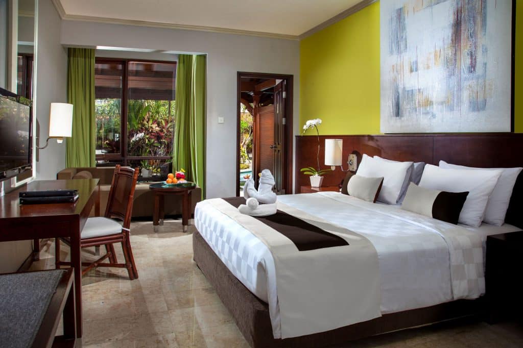 Hotelkamer van Sanur Paradise Plaza Hotel in Sanur, Bali