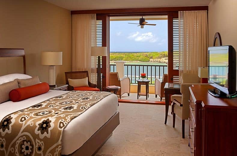 Hotelkamer in het Santa Barbara Beach en golf resort in Nieuwpoort, Curacao
