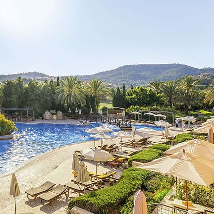 Zwembad van Steigenberger Golf en Spa Resort in Paguera, Mallorca
