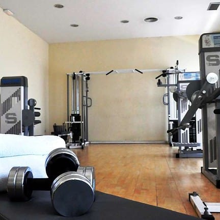 Fitnessruimte in Hotel Medium Valencia in Spanje