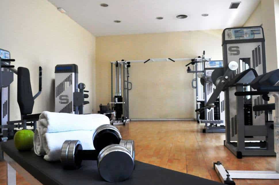 Fitnessruimte in Hotel Medium Valencia in Spanje
