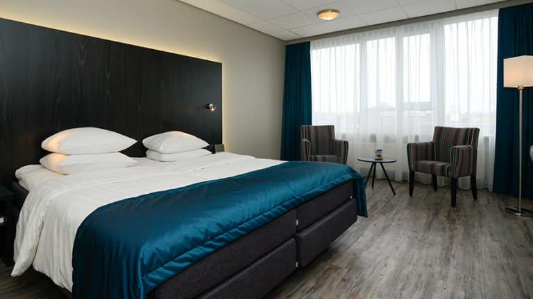 Hotelkamer van Best Western City Hotel de Jonge in Assen, Drenthe