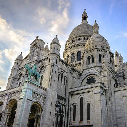 Sacre-Coeur Basiliek in Parijs, Frankrijk