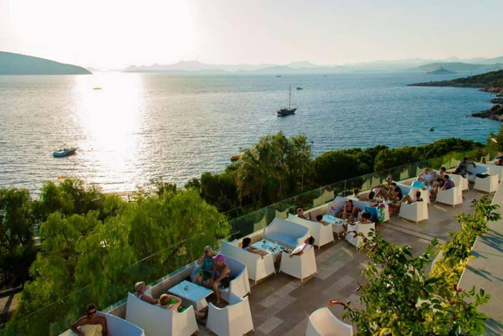 All Inclusive dineren van Bodrum Holiday Resort in Bodrum, Turkije