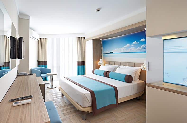 Hotelkamer van Blue Bay Platinum in Marmaris, Turkije