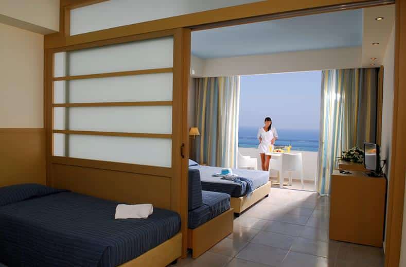 Hotelkamer van hotel Royal Belvedere in Chersonissos, Kreta