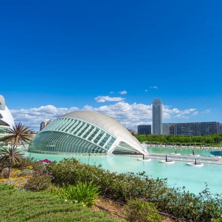 Stad van Kunst en wetenschap in Valencia, Spanje