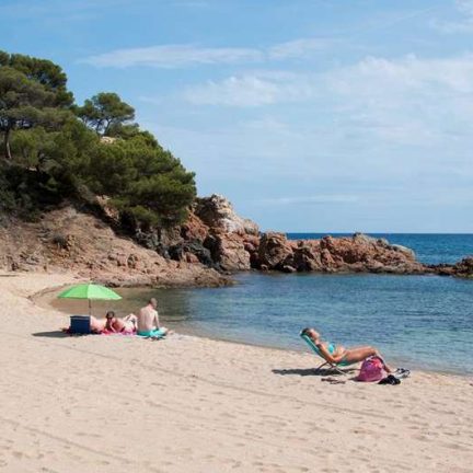 Strand bij Camping Valldaro in Platja d'Aro, Spanje