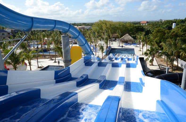 Waterpark van Hotel Royalton Punta Cana in Punta Cana, Dominicaanse Republiek