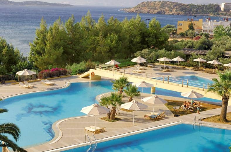 Zwembad van Aparthotel Candia Park Village in Agios Nikolaos, Kreta