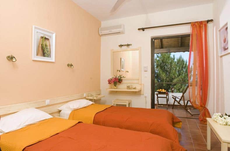 Hotelkamer van Hotel Nautilus Barbati in Barbati, Corfu