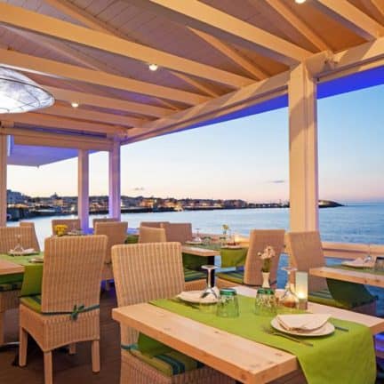 Restaurant van Palmera Beach in Chersonissos, Kreta