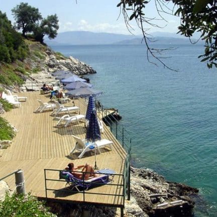 Zee van Hotel Nautilus Barbati in Barbati, Corfu