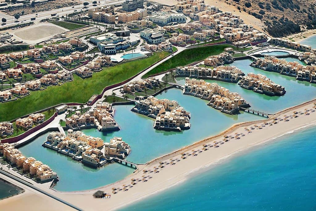 Ligging van Hotel The Cove Rotana in Ras Al-Khaimah, Verenigde Arabische Emiraten