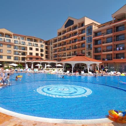 Zwembad van Diamant Residence en Spa in Sunny Beach, Bulgarije