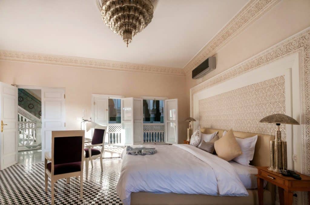 Hotelkamer van Riad Dar Grawa in Marrakech, Marokko