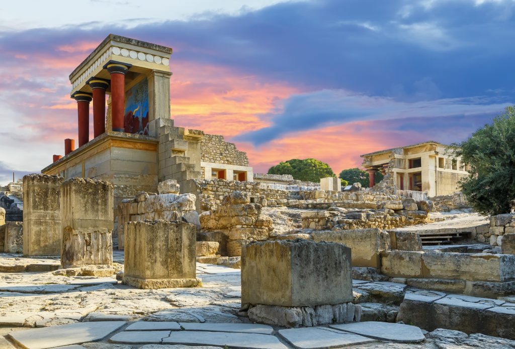 Paleis van Knossos op Kreta, Griekenland
