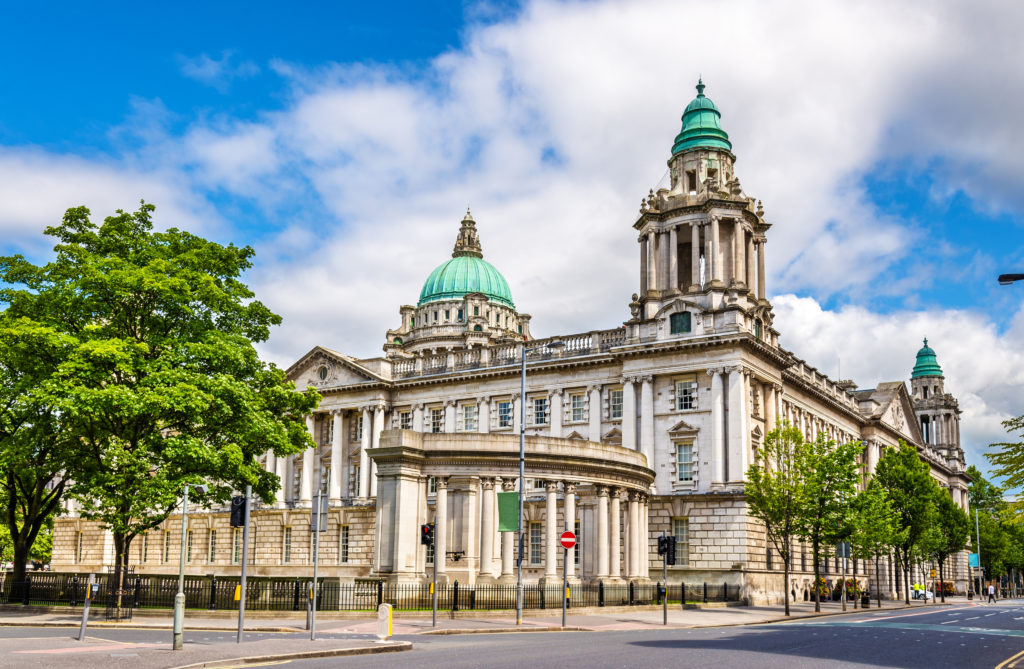 Belfast City Hall in Belfast, Noord-Ierland