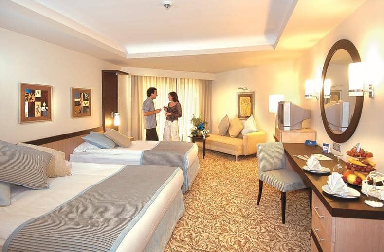 Hotelkamer van Royal Wings in Antalya, Turkije