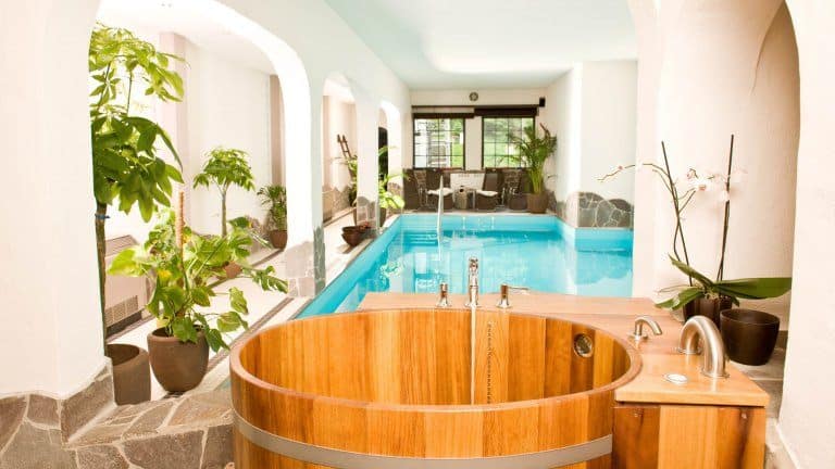 Wellness en zwembad van Hotel Lellmann in Löf, Duitsland
