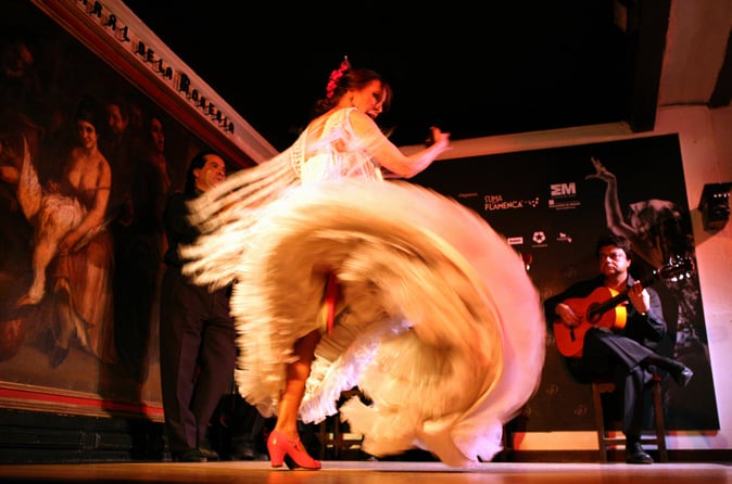 Flamencoshow bij Corral de la Morería in Madrid, Spanje