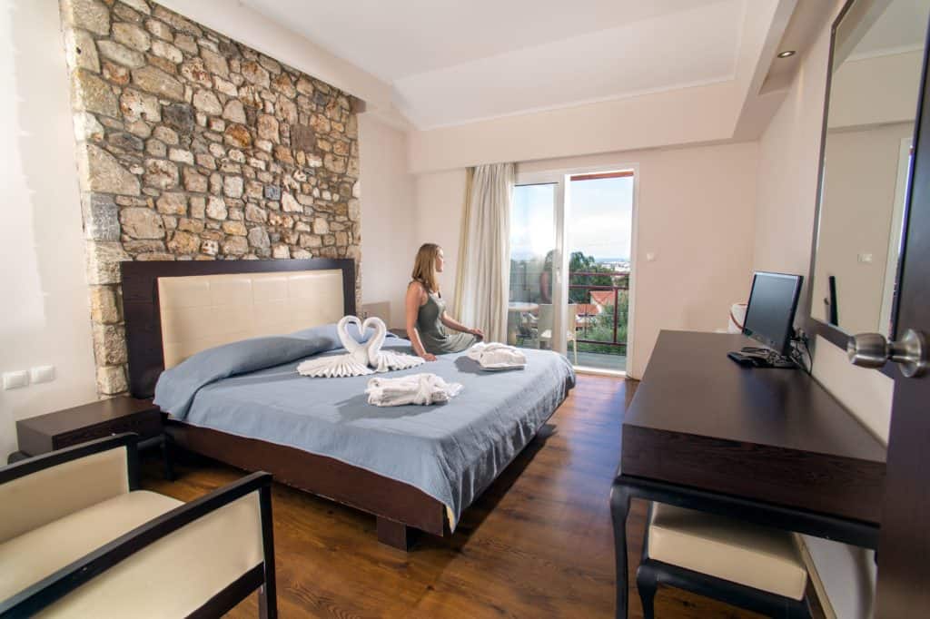 Hotelkamer van Aegean View Aqua Resort in Kos-Stad, Kos, Griekenland