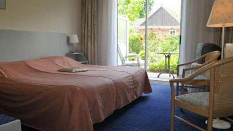 Hotelkamer van Hotel ’t Wapen van Ootmarsum in Ootmarsum, Overijssel, Nederland