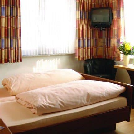 Hotelkamer van Hotel Wiedfriede in Dattenberg, Rijnland-Palts, Duitsland