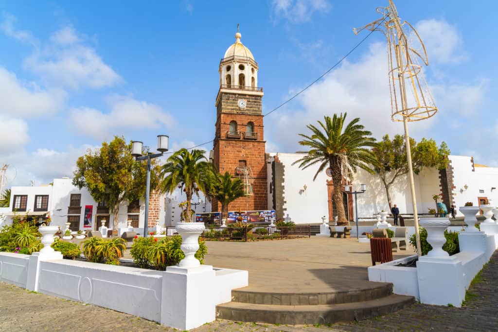 Kerk in Teguise op Lanzarote