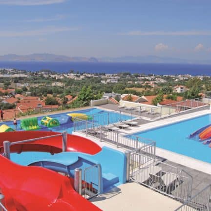 Ligging van Aegean View Aqua Resort in Kos-Stad, Kos, Griekenland