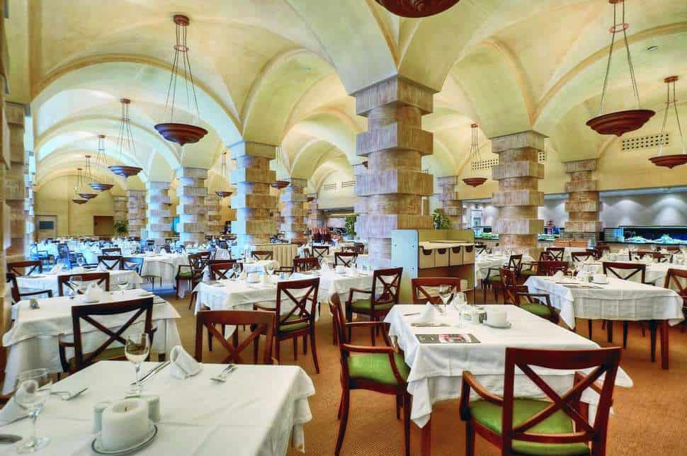 Restaurant van Lopesan Costa Meloneras Resort in Maspalomas, Gran Canaria, Spanje